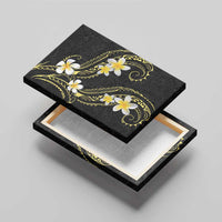 Polynesia Tattoo With Plumeria Canvas Wall Art Elegant Vibes LT14 - Polynesian Pride