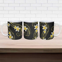 Polynesia Tattoo With Plumeria Ceramic Mug Elegant Vibes LT14 - Polynesian Pride