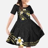 Polynesia Tattoo With Plumeria Family Matching Summer Maxi Dress and Hawaiian Shirt Elegant Vibes