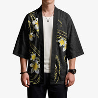 Polynesia Tattoo With Plumeria Kimono Elegant Vibes