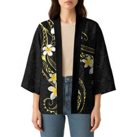 Polynesia Tattoo With Plumeria Kimono Elegant Vibes