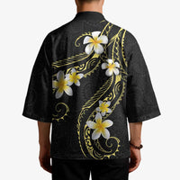 Polynesia Tattoo With Plumeria Kimono Elegant Vibes
