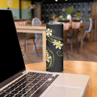 Polynesia Tattoo With Plumeria Skinny Tumbler Elegant Vibes LT14 - Polynesian Pride