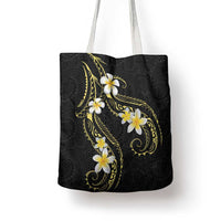 Polynesia Tattoo With Plumeria Tote Bag Elegant Vibes LT14 - Polynesian Pride