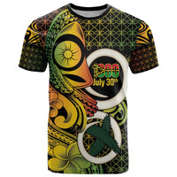 Vanuatu 1980 T Shirt Ni-Van Tamtam Sand Drawing Pattern