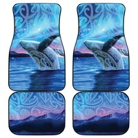 New Zealand Matariki Humpback Whale Car Mats Paikea Maori New Year Blue Galaxy LT14 - Polynesian Pride