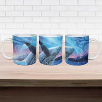 New Zealand Matariki Humpback Whale Ceramic Mug Paikea Maori New Year Blue Galaxy LT14 - Polynesian Pride
