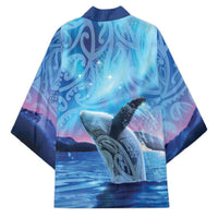 New Zealand Matariki Humpback Whale Kimono Paikea Maori New Year Blue Galaxy LT14 - Polynesian Pride