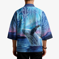 New Zealand Matariki Humpback Whale Kimono Paikea Maori New Year Blue Galaxy LT14 - Polynesian Pride