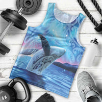 New Zealand Matariki Humpback Whale Men Tank Top Paikea Maori New Year Blue Galaxy LT14 - Polynesian Pride