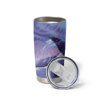 New Zealand Matariki Humpback Whale Tumbler Cup Paikea Maori New Year Purple Galaxy