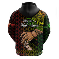Polynesian Pride Father Day Hawaii Hoodie Kanaka Kakau Hauoli La Makuakane LT14 - Polynesian Pride