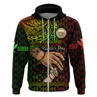 Polynesian Pride Father Day Hawaii Hoodie Kanaka Kakau Hauoli La Makuakane LT14 - Polynesian Pride