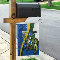 Solomon Islands Independence Day Garden Flag Happy 7 July Crocodile Flag Style