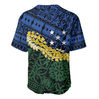 Halo Olaketa Solomon Islands Tapa Pattern Baseball Jersey