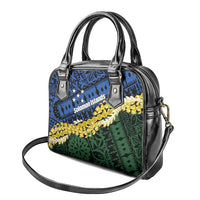 Halo Olaketa Solomon Islands Tapa Pattern Shoulder Handbag
