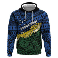 Halo Olaketa Solomon Islands Tapa Pattern Zip Hoodie