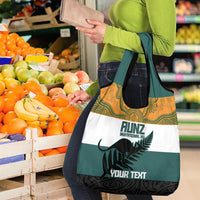 AUNZ Rugby Custom Grocery Bag Australia Kangaroo New Zealand Silver Fern - Polynesian Pride