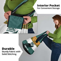 AUNZ Rugby Custom Grocery Bag Australia Kangaroo New Zealand Silver Fern - Polynesian Pride