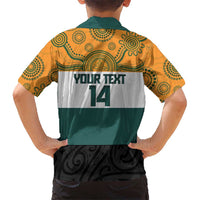 AUNZ Rugby Custom Hawaiian Shirt Australia Kangaroo New Zealand Silver Fern - Polynesian Pride