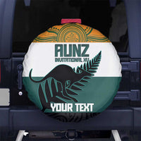 AUNZ Rugby Custom Spare Tire Cover Australia Kangaroo New Zealand Silver Fern - Polynesian Pride