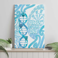 New Zealand Darts Canvas Wall Art Aotearoa Maori Its In My DNA White LT14 - Polynesian Pride