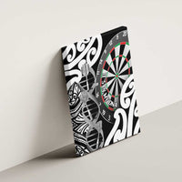 New Zealand Darts Canvas Wall Art Aotearoa Maori Its In My DNA Black LT14 - Polynesian Pride