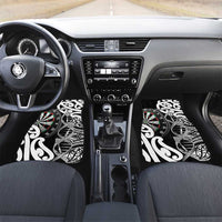 New Zealand Darts Car Mats Aotearoa Maori Its In My DNA Black LT14 Set 2pcs - Front Black - Polynesian Pride