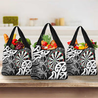 New Zealand Darts Grocery Bag Aotearoa Maori Its In My DNA Black LT14 3-pack One Size Black - Polynesian Pride