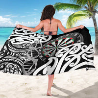 New Zealand Darts Sarong Aotearoa Maori Its In My DNA Black - Polynesian Pride