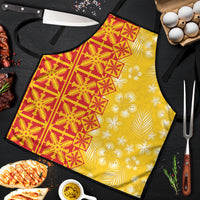 Kahili Quilt Hawaii Apron Tropical Flower Seamless Half Style