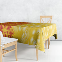 Kahili Quilt Hawaii Tablecloth Tropical Flower Seamless Half Style