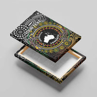 Personalised Australia And Vanuatu Canvas Wall Art Aboriginal Lizard Polynesia Ni-Van Pig Tusk LT14 - Polynesian Pride