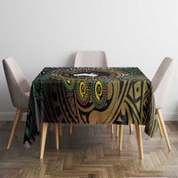 Personalised Australia And Vanuatu Tablecloth Aboriginal Lizard Polynesia Ni-Van Pig Tusk LT14 - Polynesian Pride