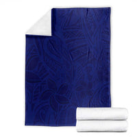 Blue Polynesia Blanket Polynesian Pattern Mix Plumeria LT14 - Polynesian Pride