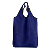 Blue Polynesia Grocery Bag Polynesian Pattern Mix Plumeria LT14 - Polynesian Pride