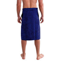Blue Polynesia Lavalava Polynesian Pattern Mix Plumeria LT14 - Polynesian Pride