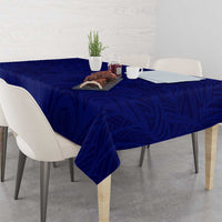Blue Polynesia Tablecloth Polynesian Pattern Mix Plumeria LT14 - Polynesian Pride