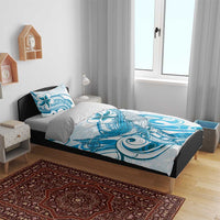 Blue Hawaii Humpback Whale Bedding Set Polynesian Tribal Ocean Vibes LT14 - Polynesian Pride