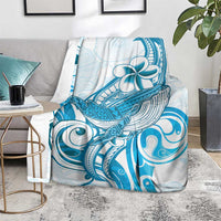 Blue Hawaii Humpback Whale Blanket Polynesian Tribal Ocean Vibes LT14 - Polynesian Pride