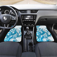 Blue Hawaii Humpback Whale Car Mats Polynesian Tribal Ocean Vibes