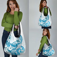 Blue Hawaii Humpback Whale Grocery Bag Polynesian Tribal Ocean Vibes LT14 - Polynesian Pride