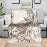 Brown Hawaii Humpback Whale Blanket Polynesian Tribal Ocean Vibes LT14 - Polynesian Pride