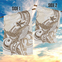Brown Hawaii Humpback Whale Garden Flag Polynesian Tribal Ocean Vibes LT14 - Polynesian Pride