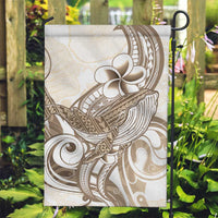 Brown Hawaii Humpback Whale Garden Flag Polynesian Tribal Ocean Vibes LT14 Garden Flag Brown - Polynesian Pride