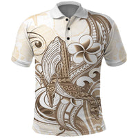 Brown Hawaii Humpback Whale Polo Shirt Polynesian Tribal Ocean Vibes LT14 Brown - Polynesian Pride