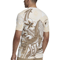 Brown Hawaii Humpback Whale Rugby Jersey Polynesian Tribal Ocean Vibes LT14 - Polynesian Pride