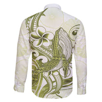 Lime Green Hawaii Family Matching Mermaid Dress and Hawaiian Shirt Humpback Whale Tattoo Polynesian Tribal Ocean Vibes