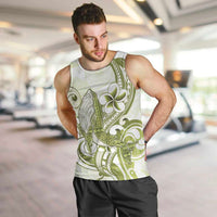Lime Green Hawaii Men Tank Top Humpback Whale Tattoo Polynesian Tribal Ocean Vibes LT14 Lime Green - Polynesian Pride
