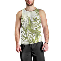 Lime Green Hawaii Men Tank Top Humpback Whale Tattoo Polynesian Tribal Ocean Vibes LT14 - Polynesian Pride